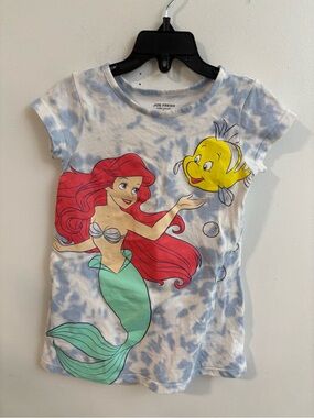 Joe Fresh Little Mermaid Graphic Tee - Blue Tie-Dye 3 years